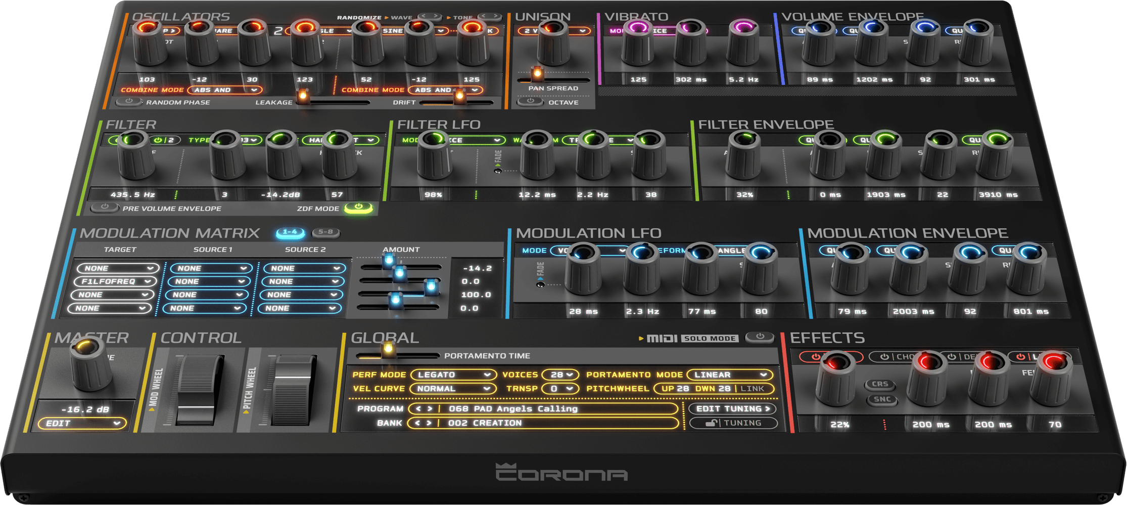 REQ: discoDSP Corona 6.4 screenshot REQ: discoDSP Corona 6.4 screenshot