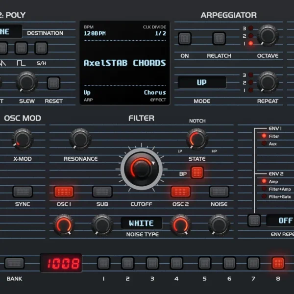 Oberheim TEO-5 Factory Programs Categorized